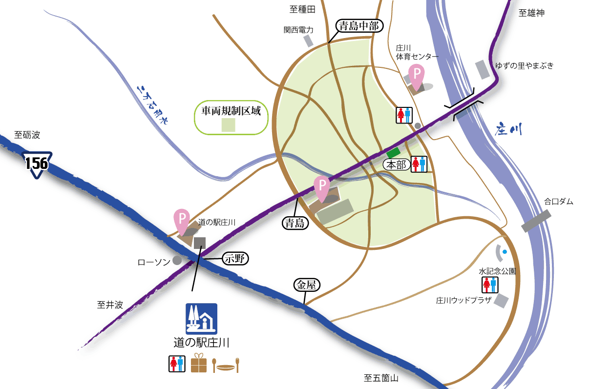 庄川マップ